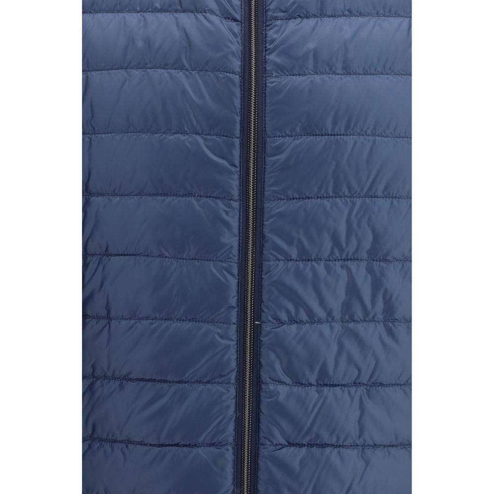 Herno White Polyamide Sleeveless Jacket
