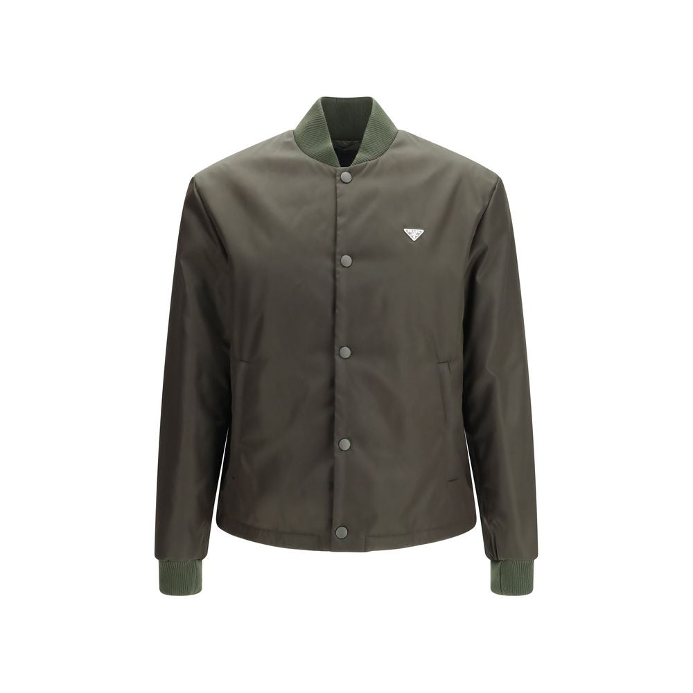 Prada Bicolor Nylon Bomber