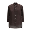 Citizens of Humanity Brown Linen Shirt