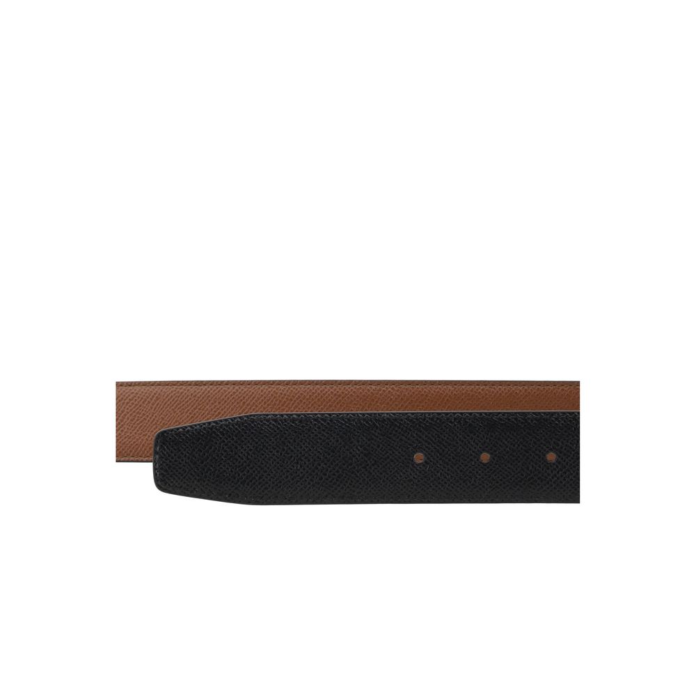 Ferragamo Brown Calf Leather Bos Taurus Belt