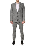 Dolce & Gabbana Gray MARTINI Single Breasted Formal 2PC Suit