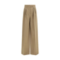Max Mara Beige Wool Casual Pants
