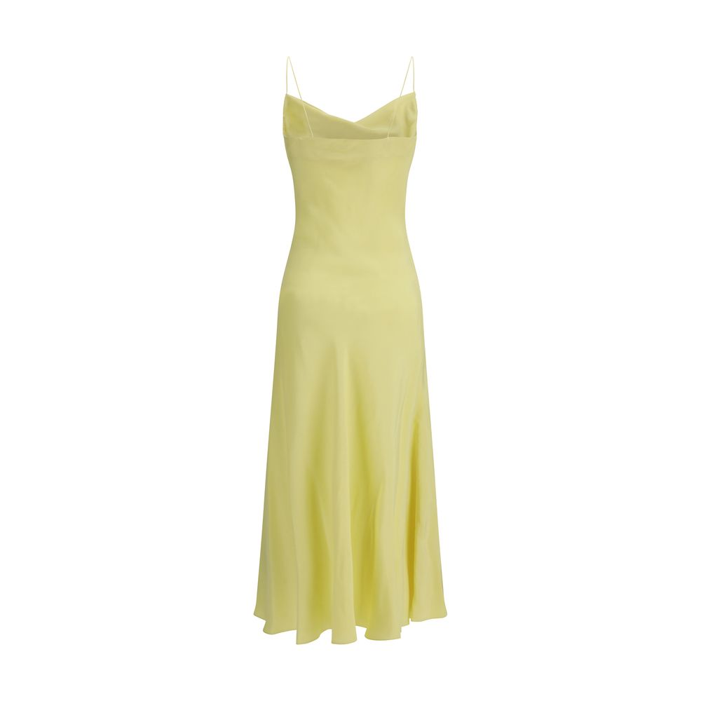 Balmain Bicolor Silk Casual Dress
