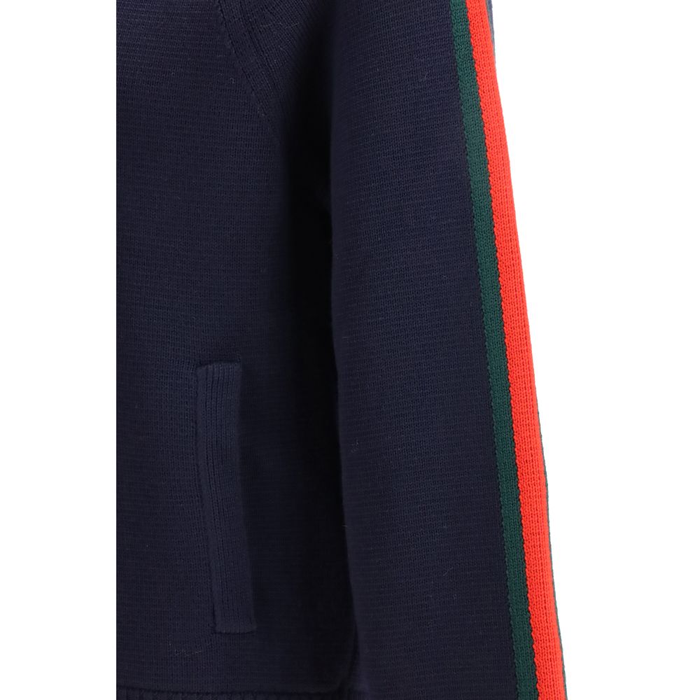 Gucci Blue Wool Full-Length Jacket