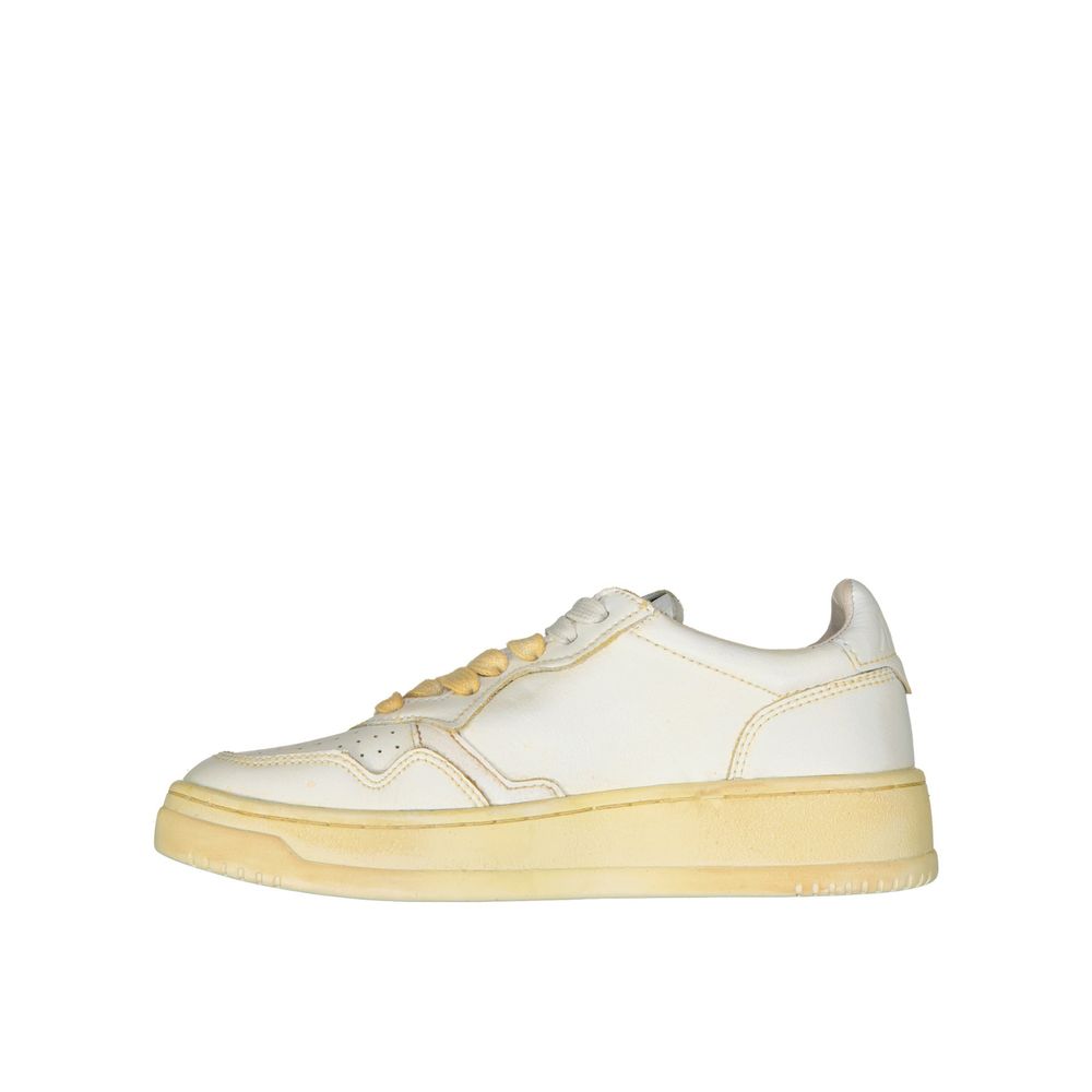 Autry White Leather Sneakers