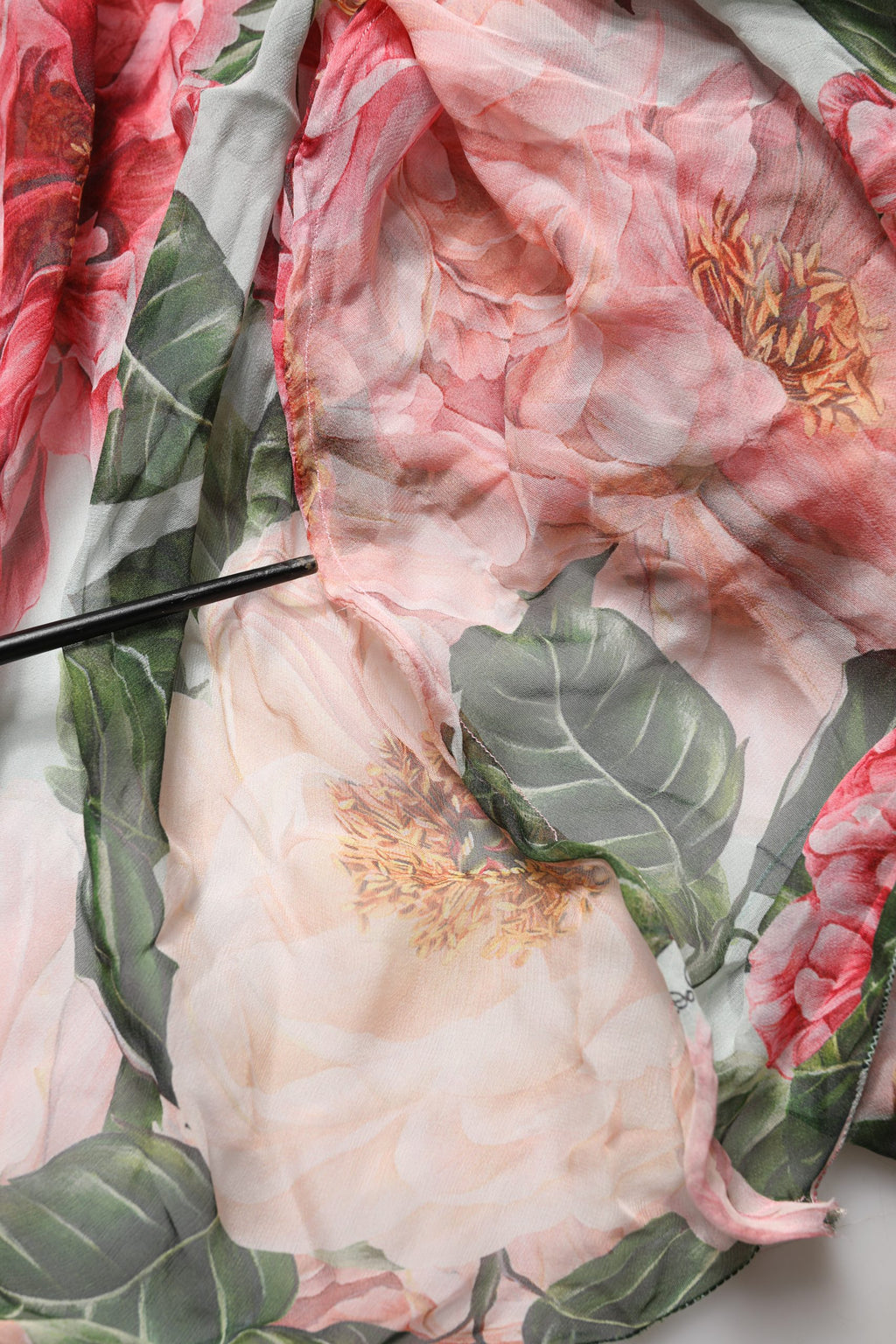 Dolce & Gabbana Multicolor Floral Silk Layered Maxi Dress