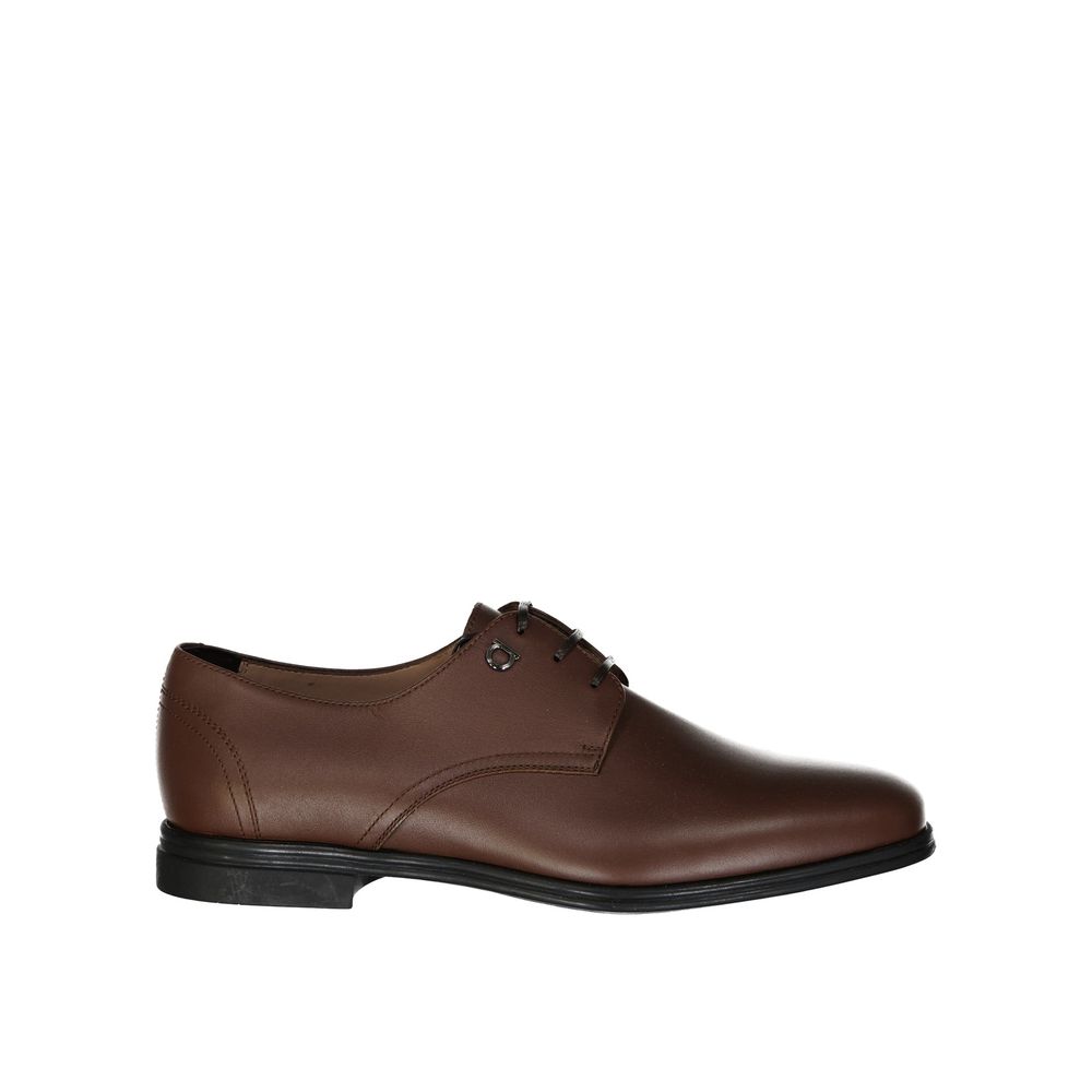 Salvatore Ferragamo Brown Leather Shoes