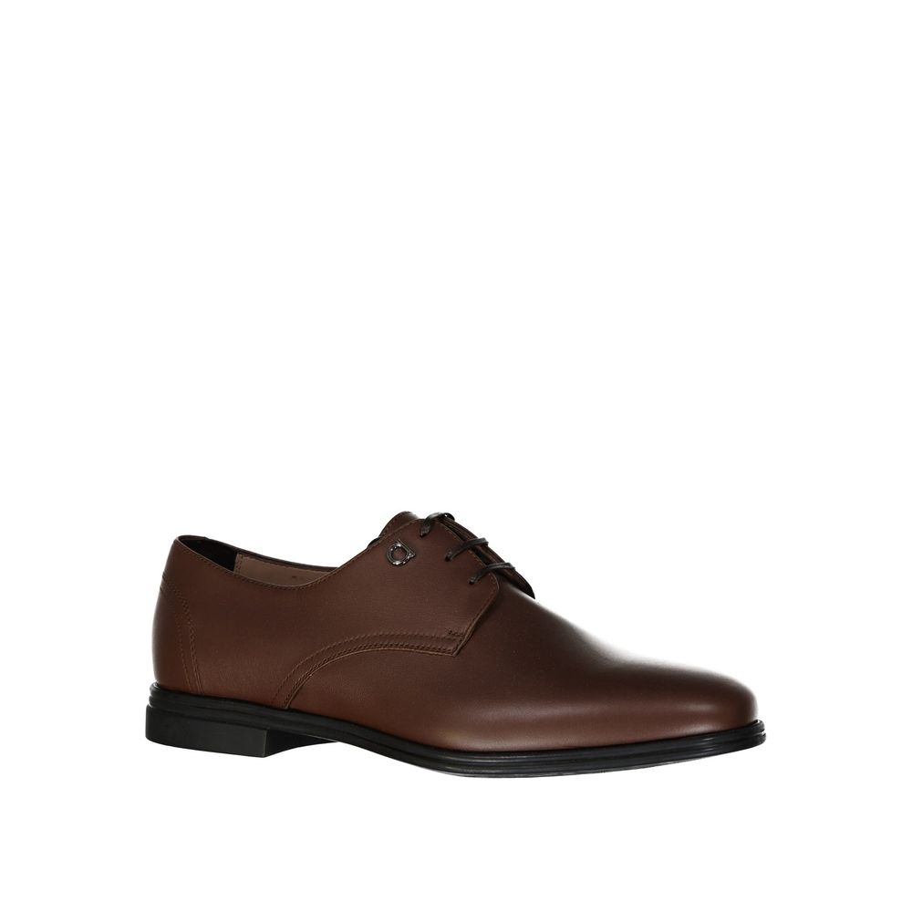 Salvatore Ferragamo Brown Leather Shoes