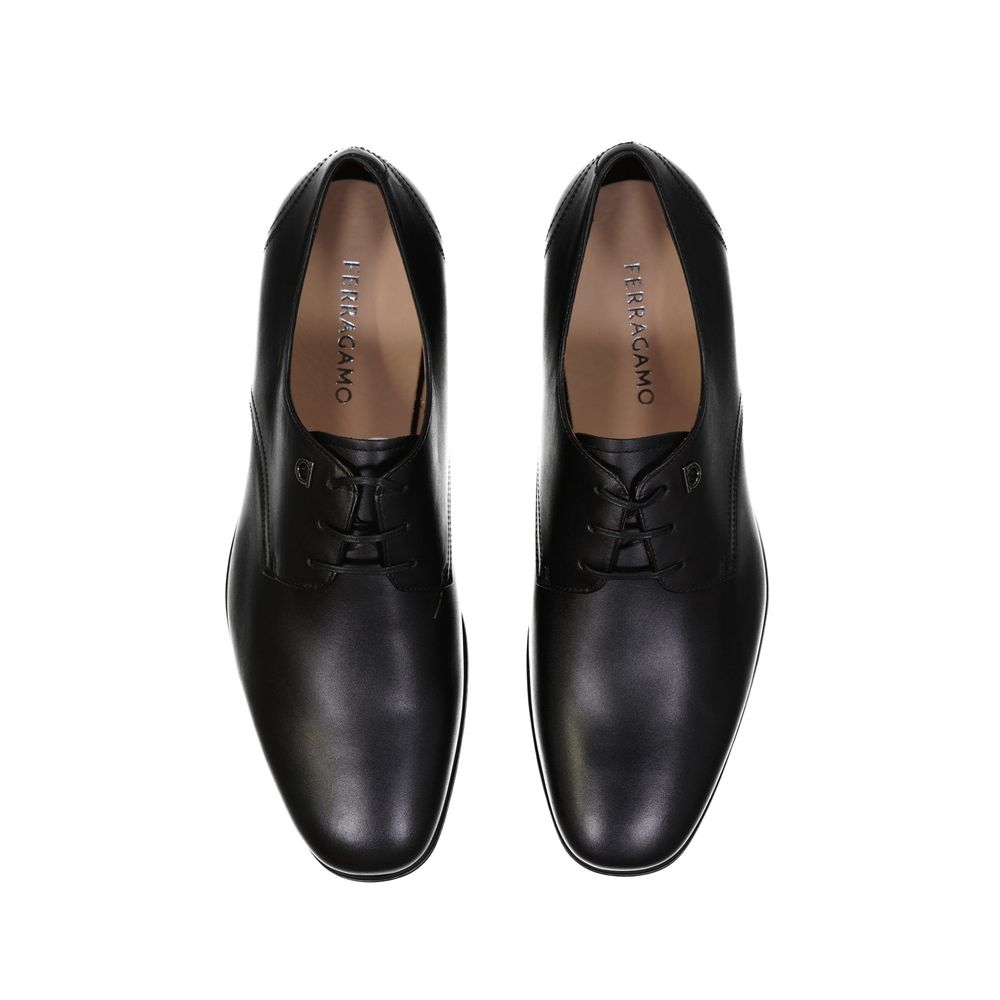 Salvatore Ferragamo Black Leather Shoes