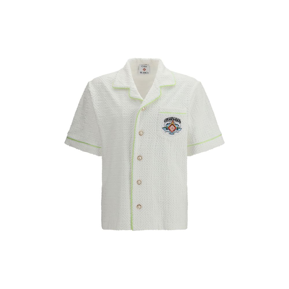 Casablanca White Cotton Dress Shirt