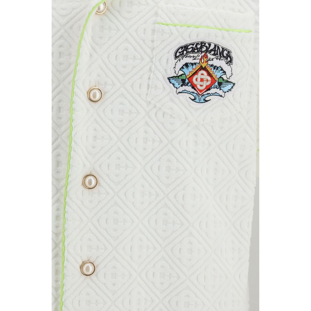 Casablanca White Cotton Dress Shirt