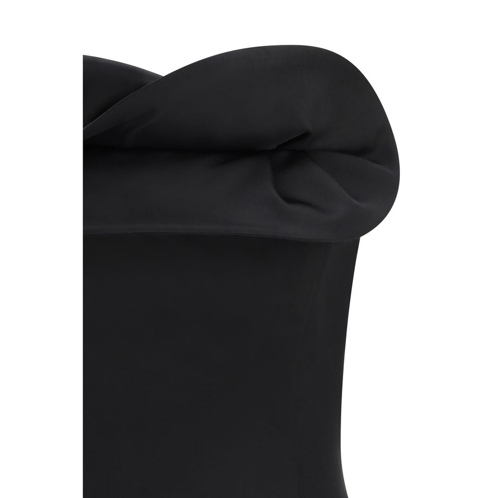 Magda Butrym Black Wool Tank Tops