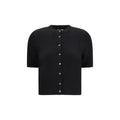 Khaite Black Cashmere Cardigan
