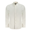 Hugo Boss White Cotton Men Shirt