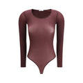 Wolford Purple Polyamide Bodysuit