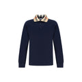 Burberry Blue Cotton Polo Shirt