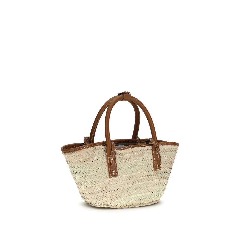 Jacquemus Brown Raffia Handbag