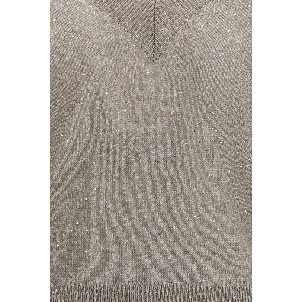 Brunello Cucinelli Brown Linen Sportswear