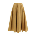 Forte_Forte Beige Cotton Long Skirt