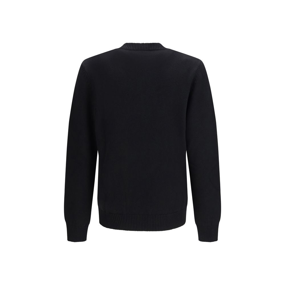 Fendi Black Wool Oves Aries Sweatshirt