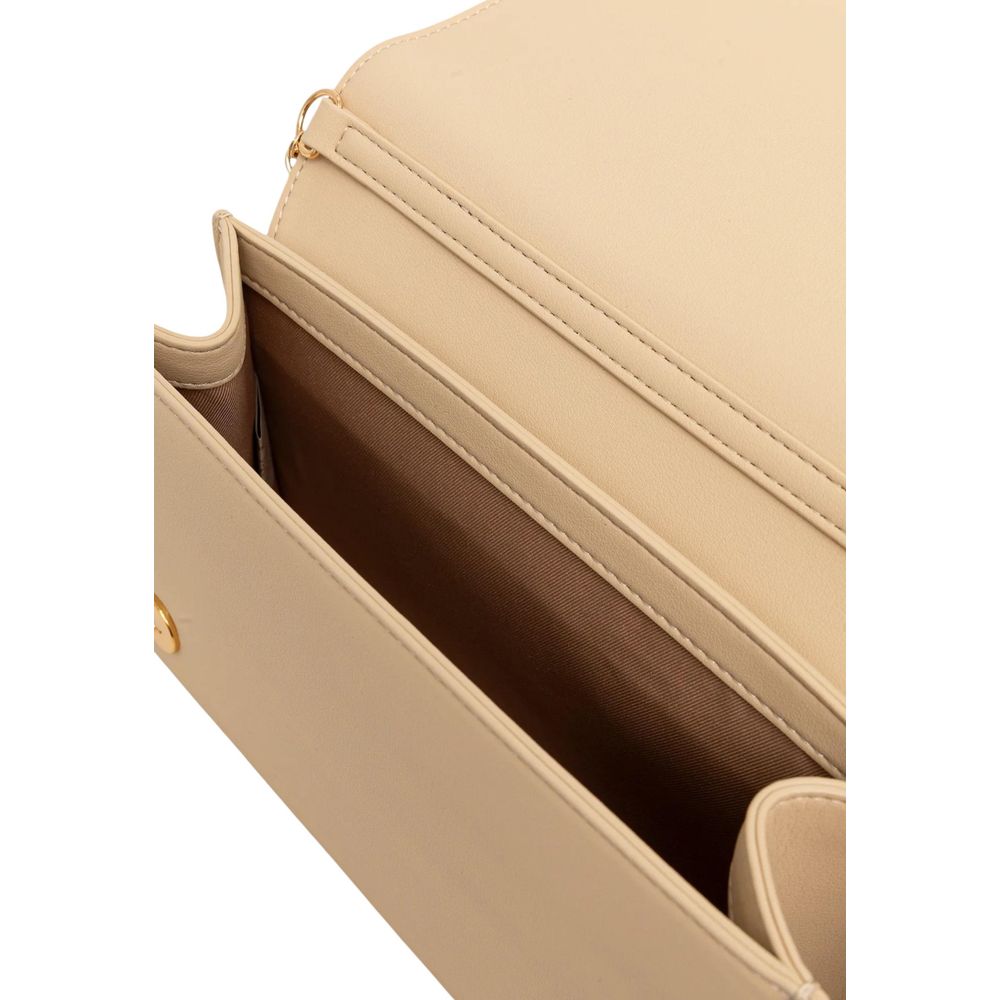 Love Moschino Beige Polyethylene Handbag