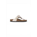 Birkenstock Pink Leather Flat Sandals