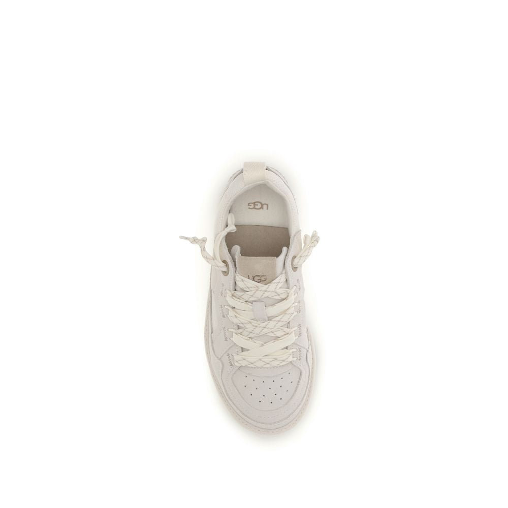UGG Purple Calf Leather Bos Taurus Low Top Sneakers