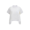Sacai White Cotton T-Shirt
