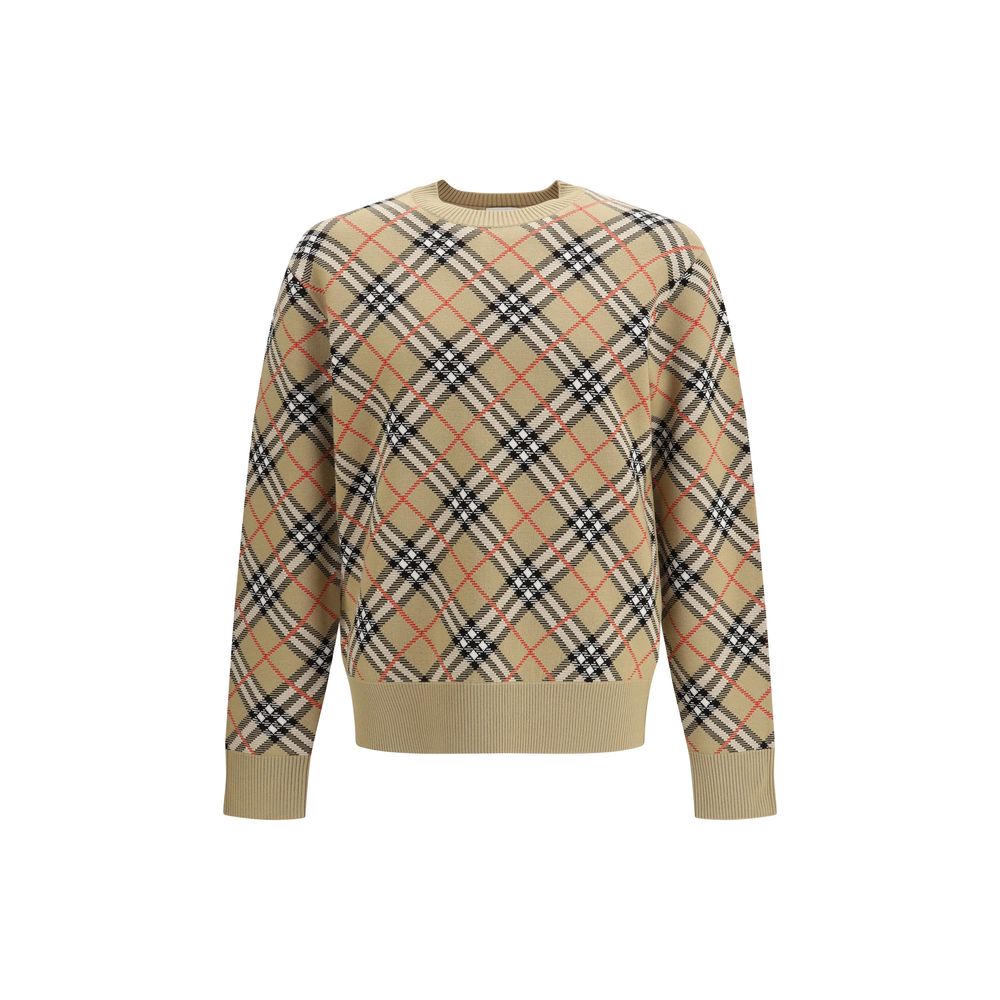Burberry Beige Cotton Sweatshirt