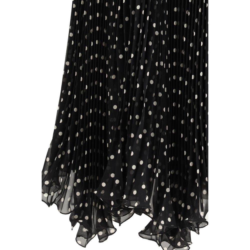 Valentino Garavani Black Silk Skirt