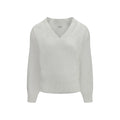 Brunello Cucinelli White Linen T-Shirt