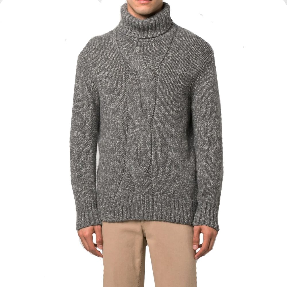 Brunello Cucinelli Gray Cashmere Sweatshirt
