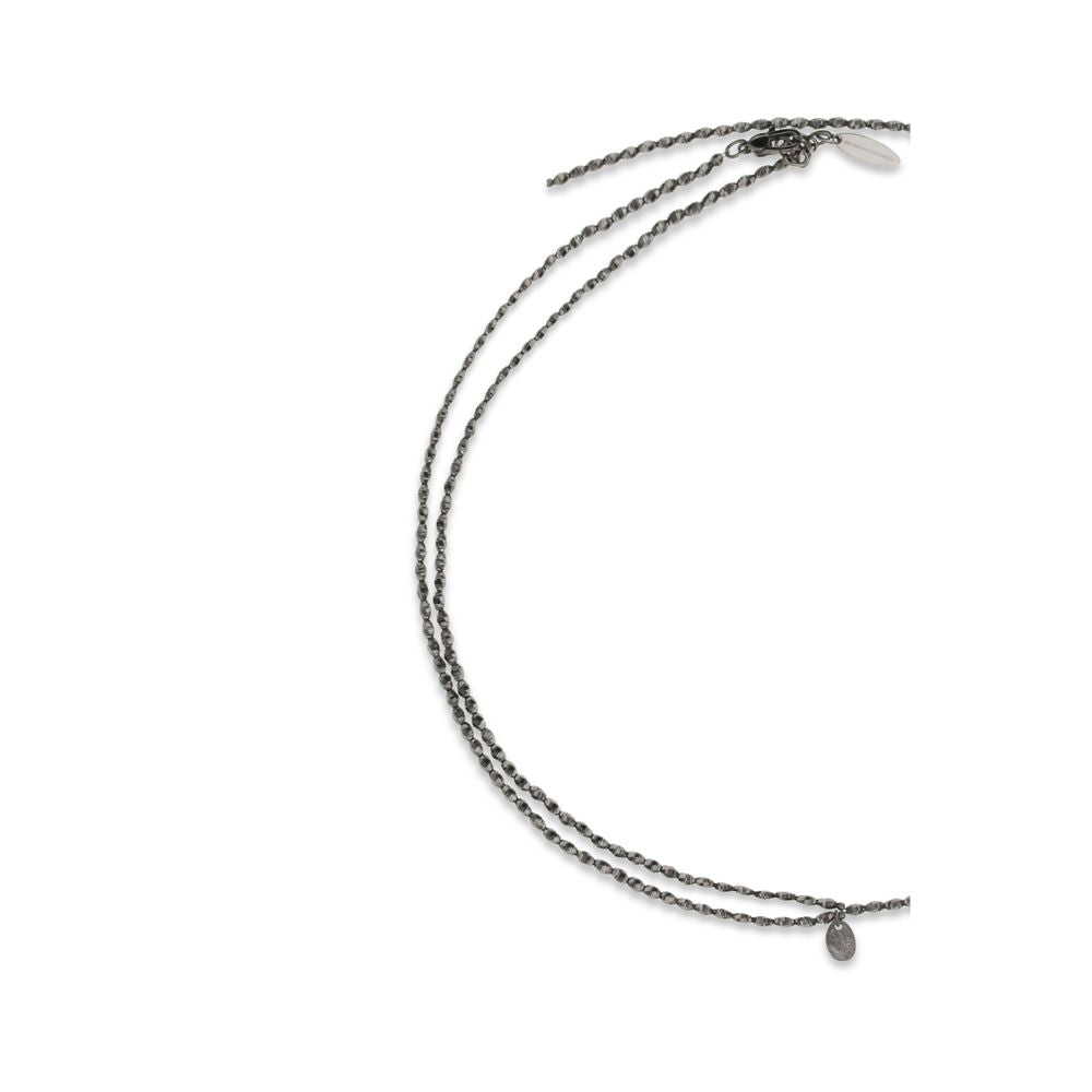 Brunello Cucinelli Silver Metal Necklace