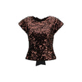 Ganni Brown Polyester Blouse