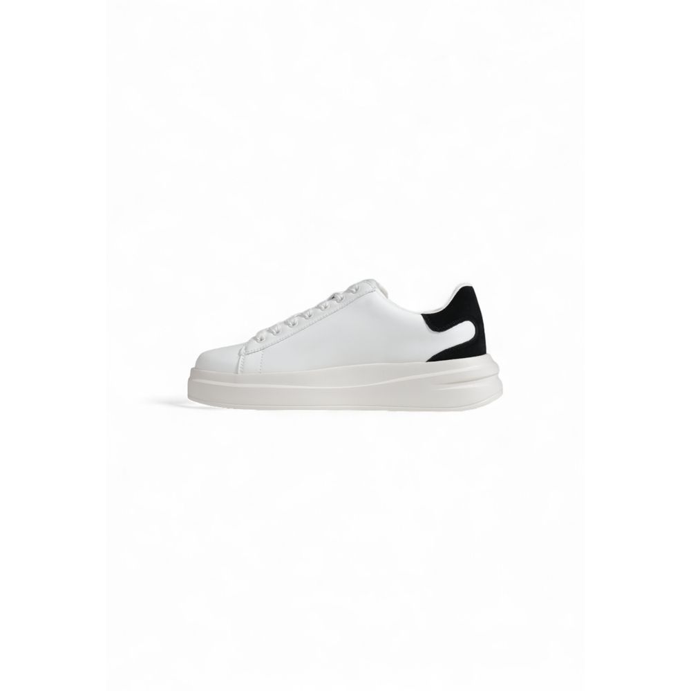 Guess Black And White Polyethylene Low Top Sneakers