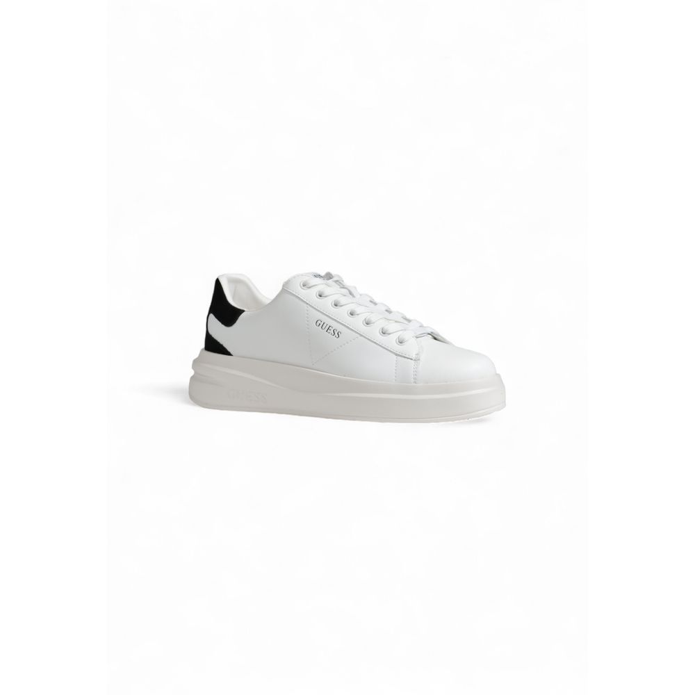 Guess Black And White Polyethylene Low Top Sneakers