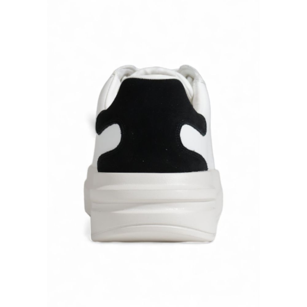 Guess Black And White Polyethylene Low Top Sneakers
