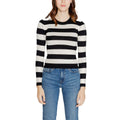 Jacqueline De Yong Black Viscose Sweatshirt