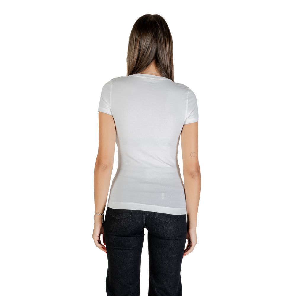 Guess White Cotton T-Shirt