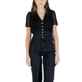 Morgan De Toi Black Polyester Shortsleeve Shirt