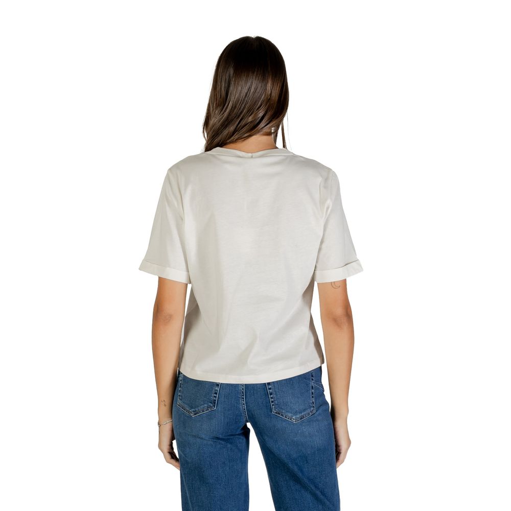 Liu Jo White Cotton T-Shirt