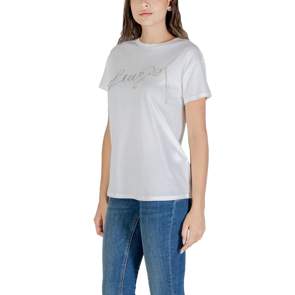 Liu Jo White Cotton T-Shirt
