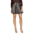 Only Brown Recycled Polyester Mini Skirt