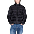 Armani Exchange Black Polyamide Full-Length Jacket