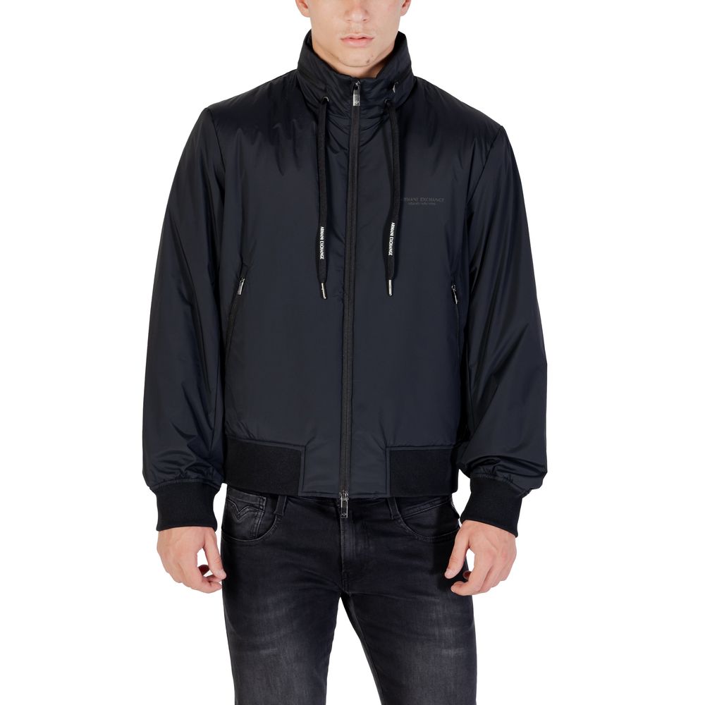 Armani Exchange Black Polyamide Shell Jacket