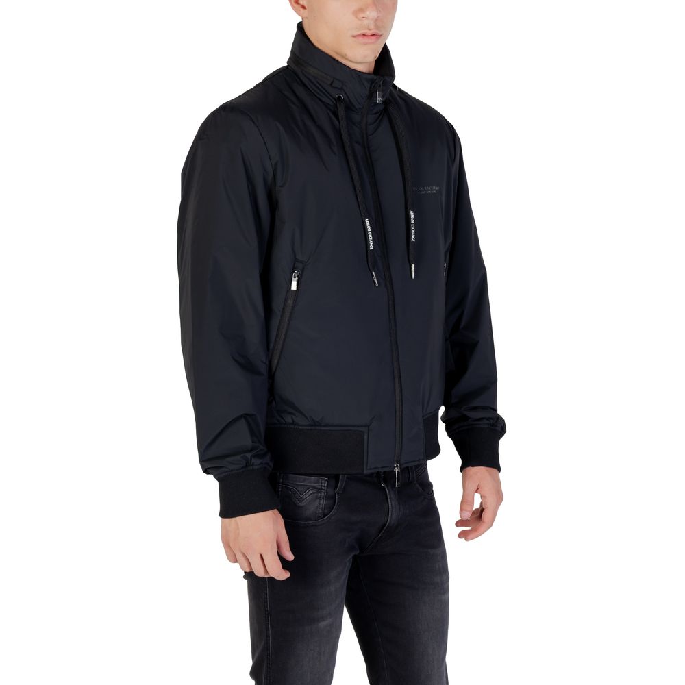 Armani Exchange Black Polyamide Shell Jacket
