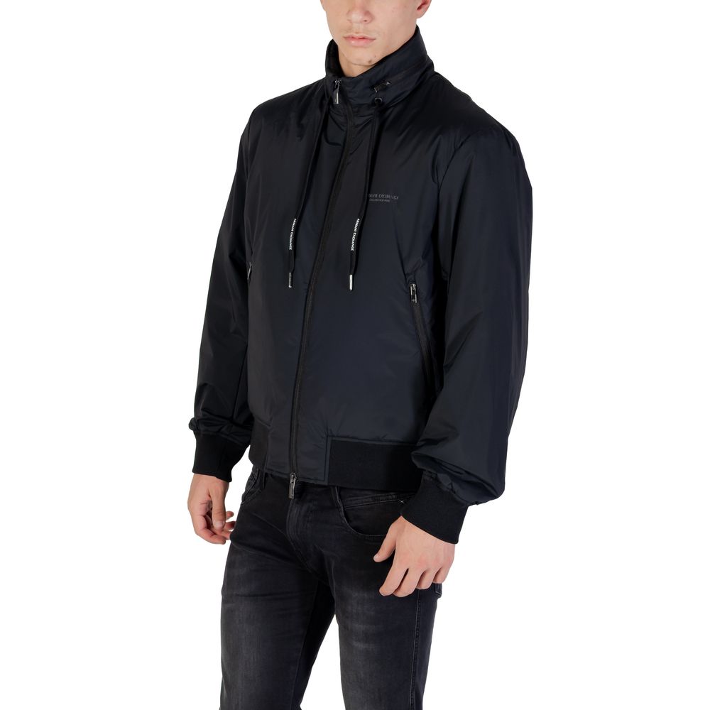 Armani Exchange Black Polyamide Shell Jacket