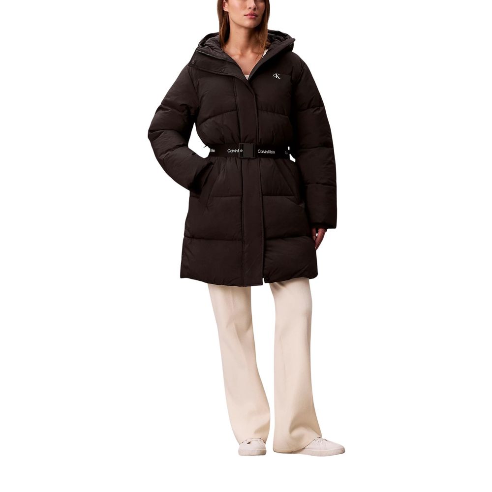 Calvin Klein Jeans Black Polyamide Coat