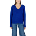 Morgan De Toi Blue Polyester Sweatshirt