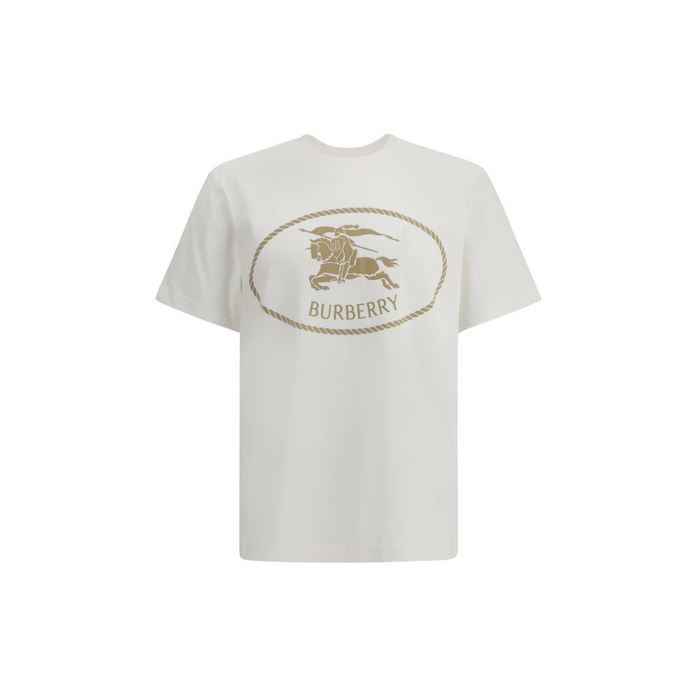Burberry White Cotton T-Shirt